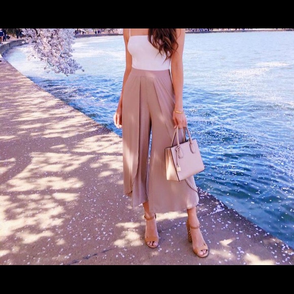 Good Luck Gem Tulip Hem Knit Pants 